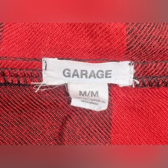 Cropped Plaid Shirt  from Garage - Picture 3 of 4